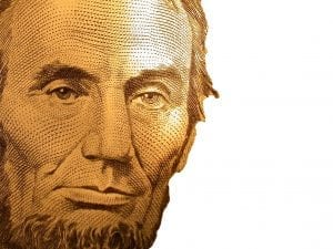 an illustration of Abraham Lincoln