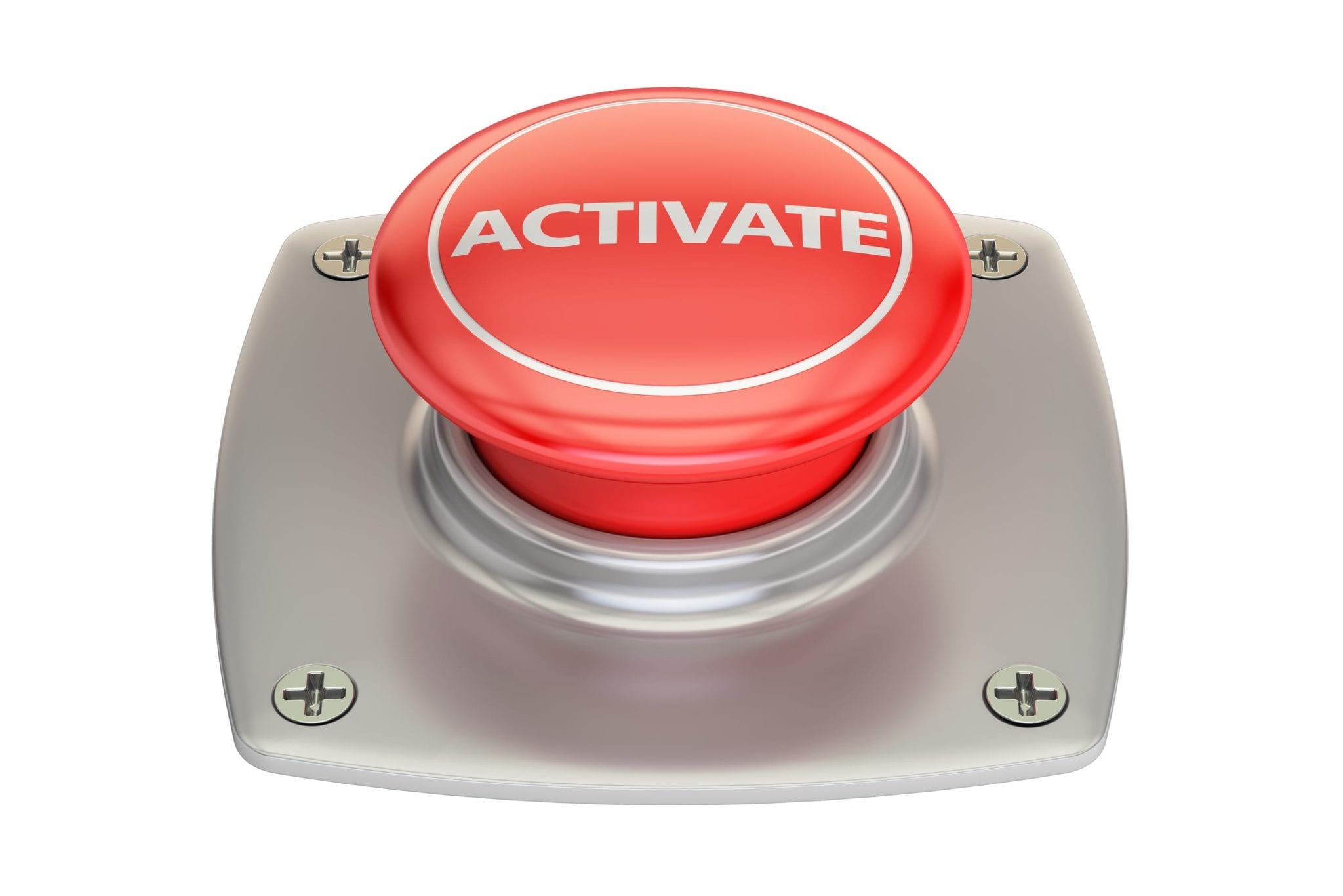 a large red button marked "Activate"