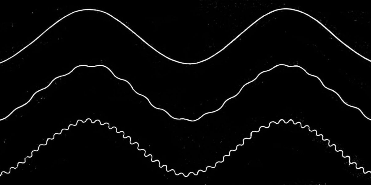 a diagram of three types of sound waves